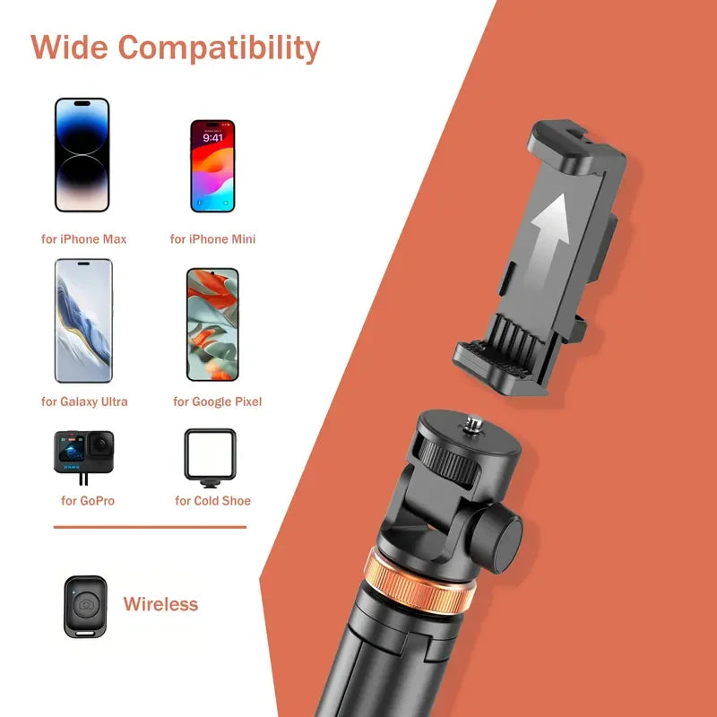 Portable Smartphone Tripod Selfie Stick