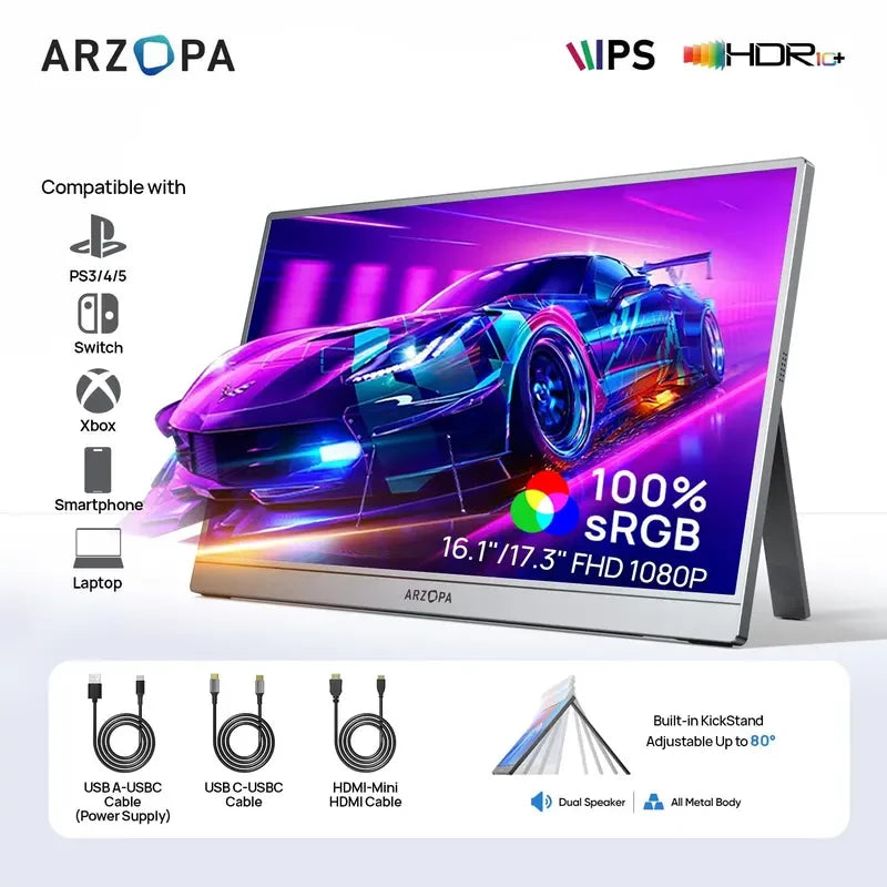 Arzopa Portable Gaming Monitor